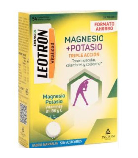LEOTRON MAGNESIO POTASIO 54comp eferv