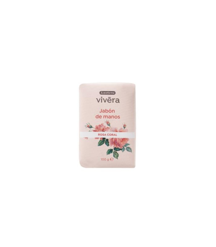VIVERA JABON PASTILLA DE MANOS rosa coral 100gr