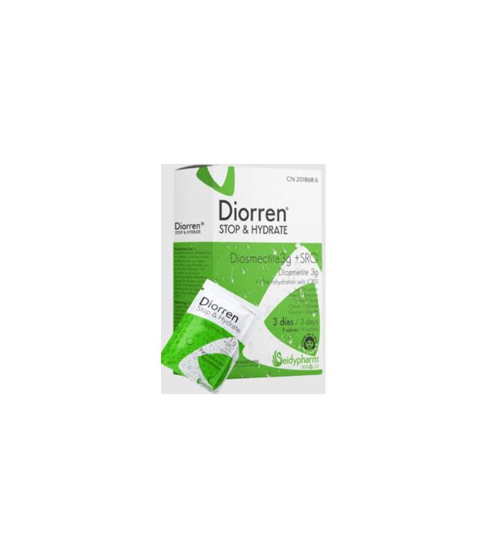 DIORREN STOP&amp HYDRATE 8.5 G 9 sobres