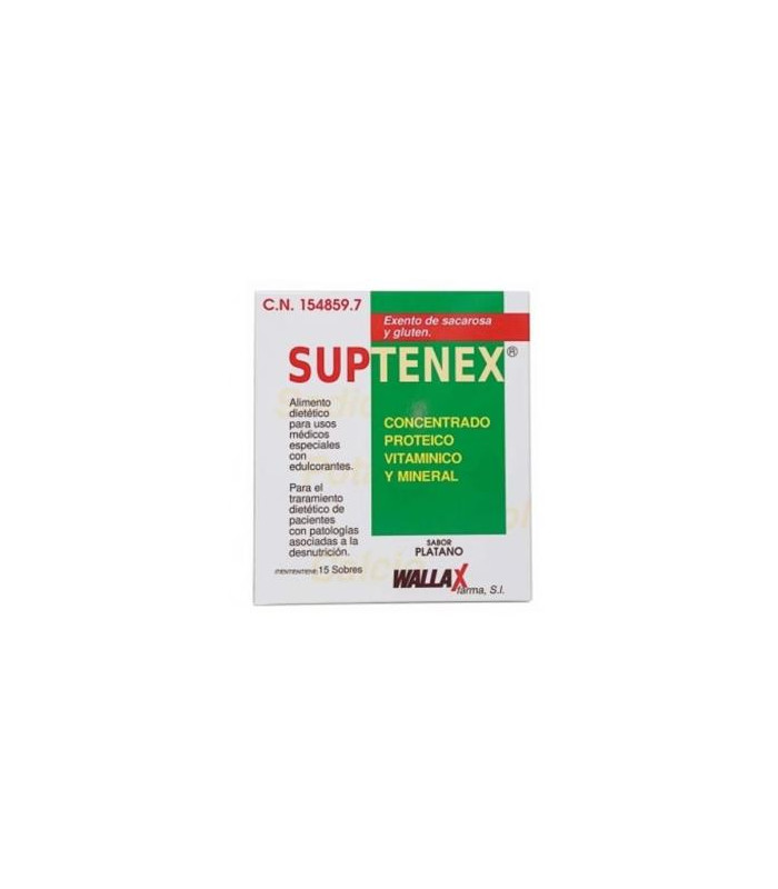SUPTENEX platano 15 sobres