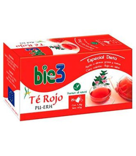 BIE3 TE ROJO PU-ERH infusion 25sbrs.