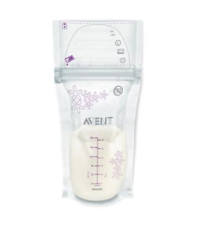 BOLSAS PARA LECHE MATERNA 180ml/25ud SCF603/25