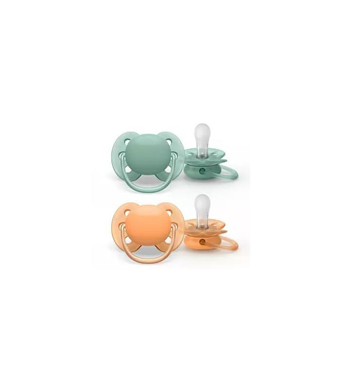 CHUPETE ULTRA SOFT 0-6meses neutro 2uds. SCF091/03