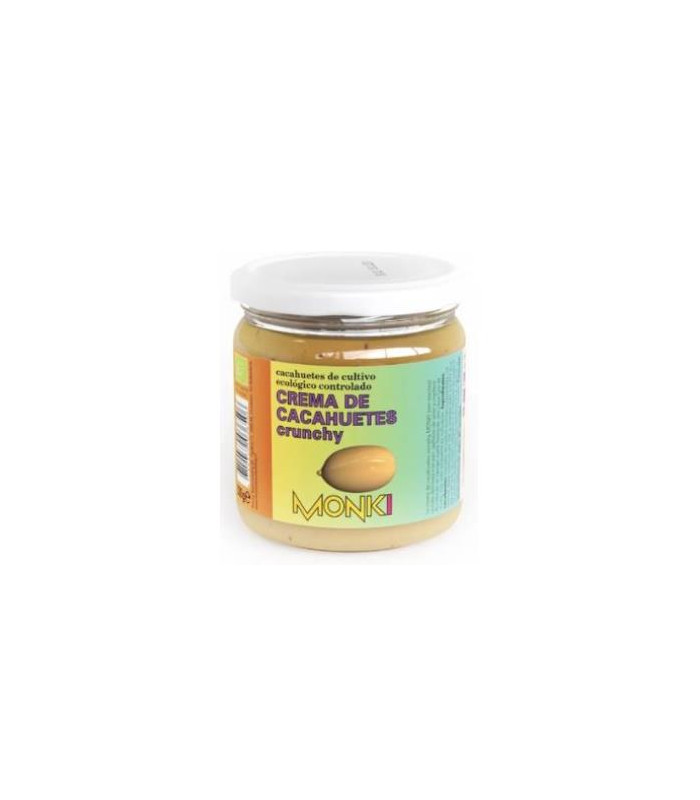 CREMA DE CACAHUETE crujiente 330gr. BIO