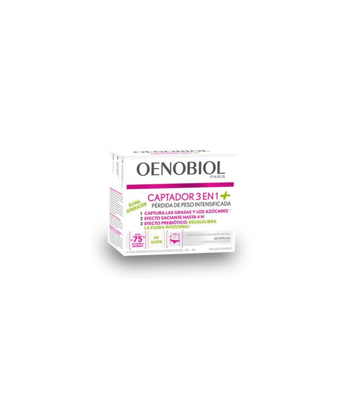OENOBIOL captador 3 en 1 plus 60comp.