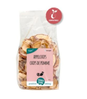 MANZANA chips 100gr. VEGAN