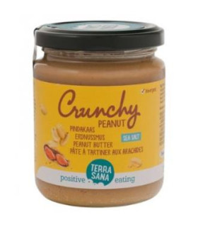 CREMA DE CACAHUETE  crunchy con sal himalaya 250g