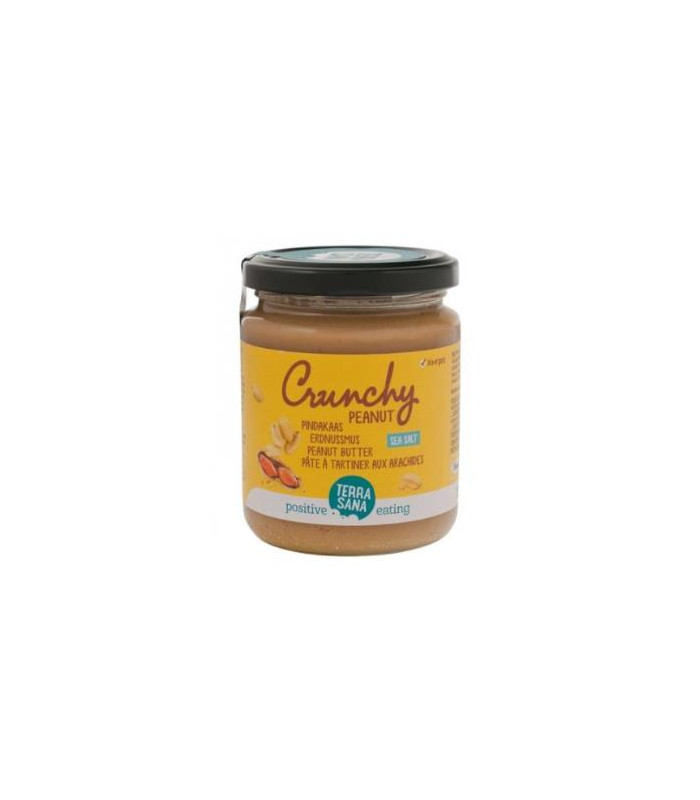 CREMA DE CACAHUETE  crunchy con sal himalaya 250g
