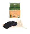 DISCOS DESMAQUILLANTES BAMBU algodon negro 6uds.