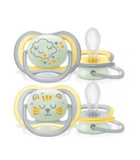 CHUPETE NOCTURNO +18meses neutro 2uds. SCF376/01