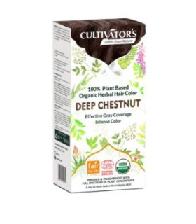 CASTAÑO OSCURO tinte organico 100gr. ECOCERT