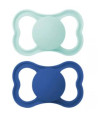 CHUPETE AIR SILIC FISIO +6m 2un azul