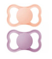 CHUPETE AIR SILI FISIO 16+m rosa 2un
