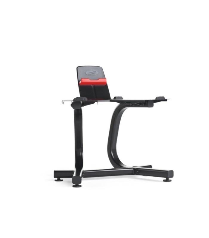 Soporte de mancuernas con rack de entretenimiento - BowFlex