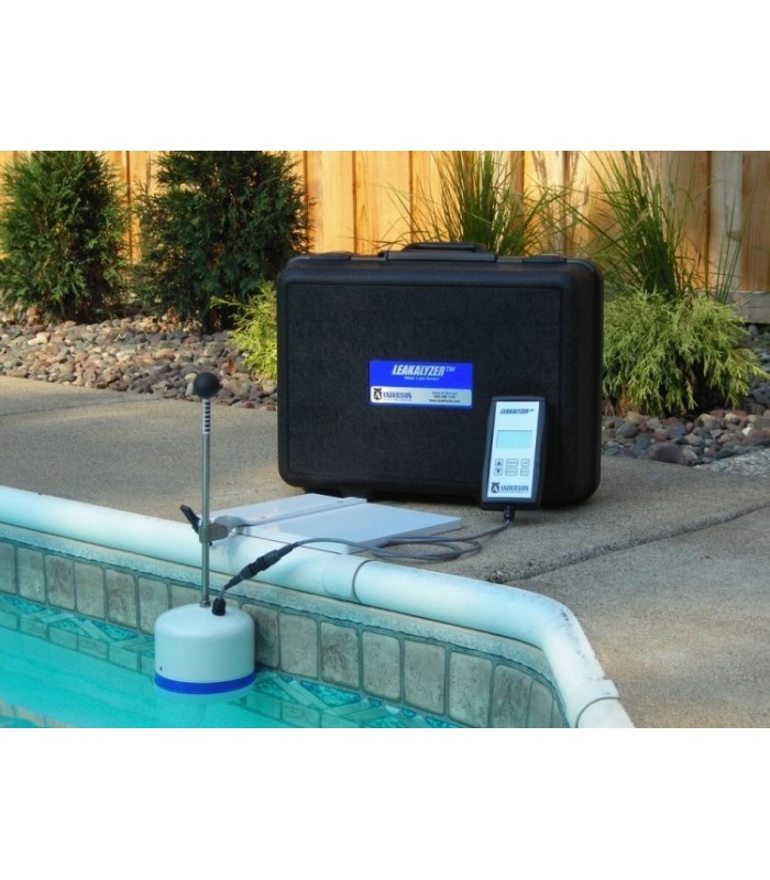 Localizador de pérdidas de agua en piscinas