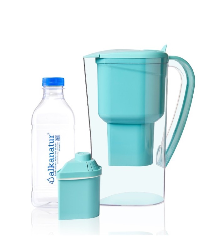 Jarra Alkanatur Drops Baja Emisión de Magnesio con 1 filtro