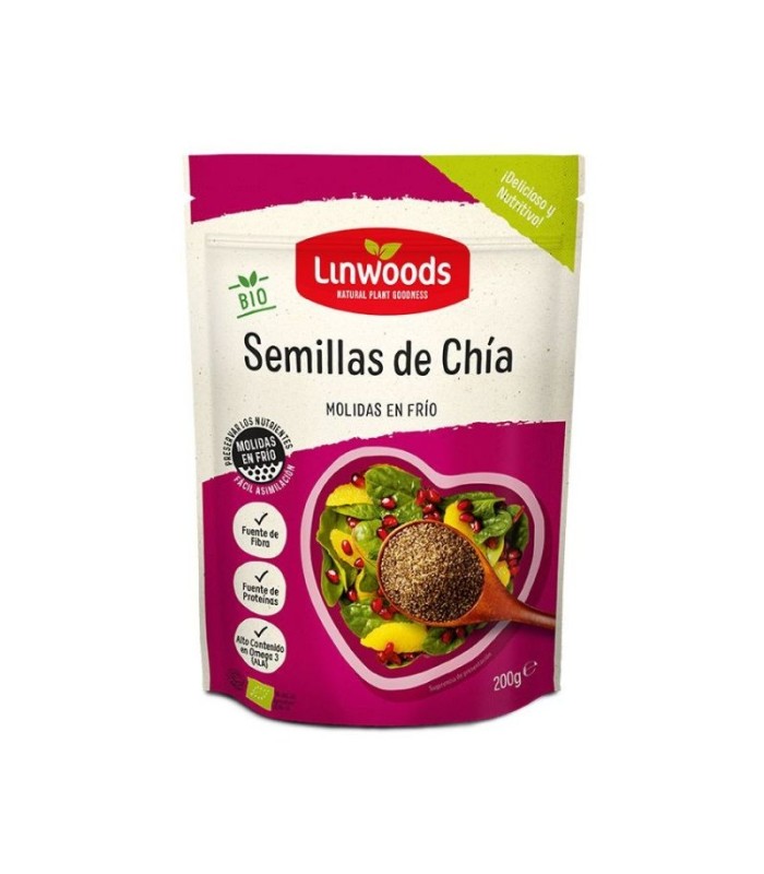 LINWOODS SEMILLAS DE CHIA MOLIDAS BIO 200 GR