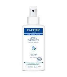 Loción limpiadora purificante con árbol del té Cattier
