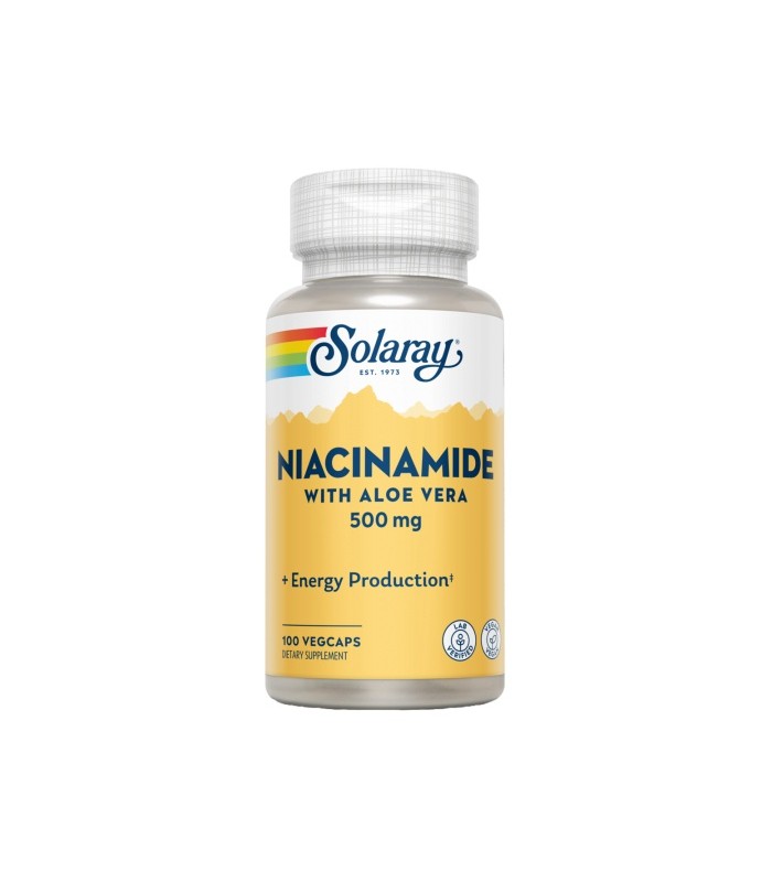 Niacinamide 500 mg- 100 Vegcaps. Apto para veganos.