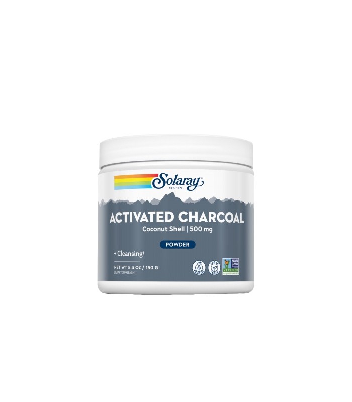 Charcoal Coconut Activated 150gr. Sin gluten. Apto para veganos