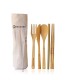 Set de Cubiertos Bambú