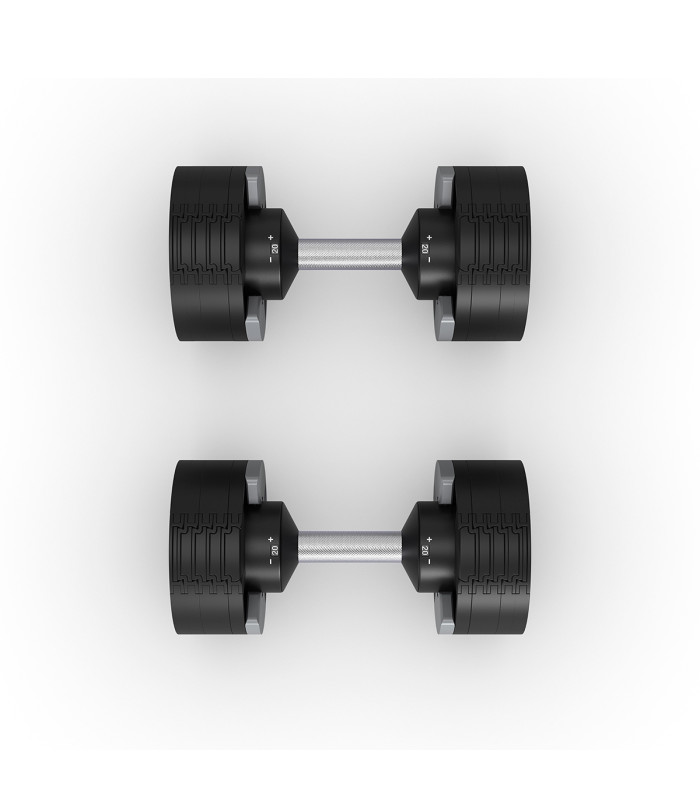 Mancuernas Ajustables 2 a 20kg (1 par) - Horizon Fitness