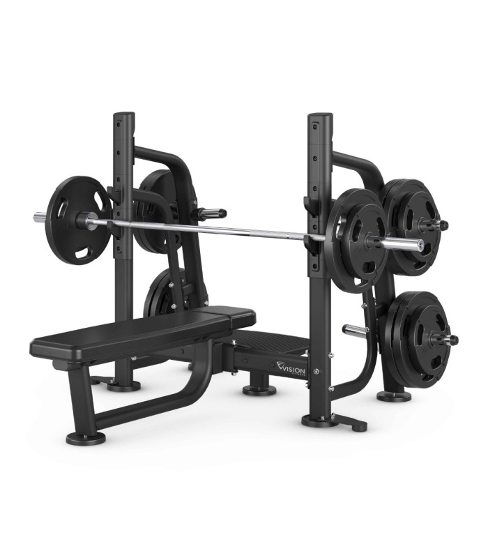 Banco Olímpico Plano VST600-FW78 - Vision Fitness