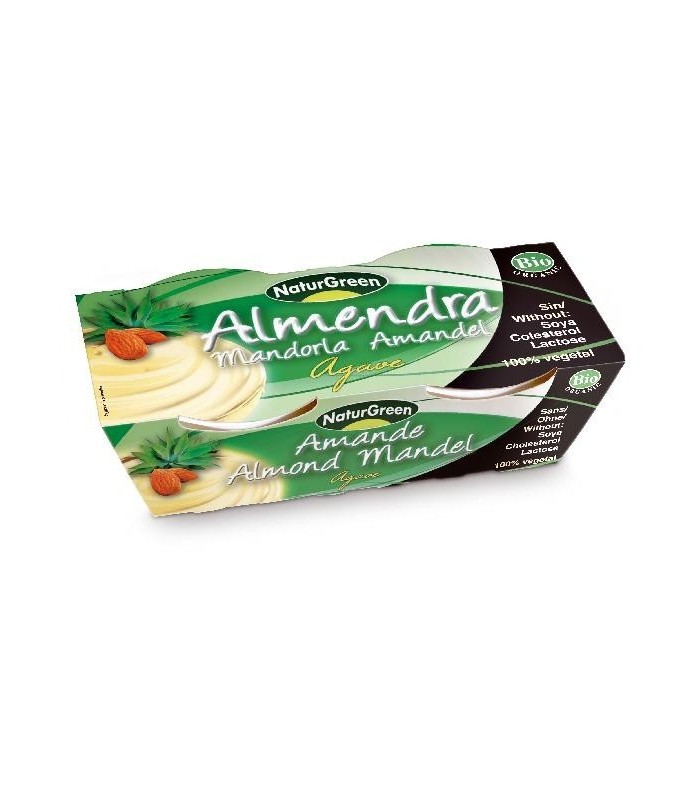 Postre de almendras 2x125 g sin lactosa