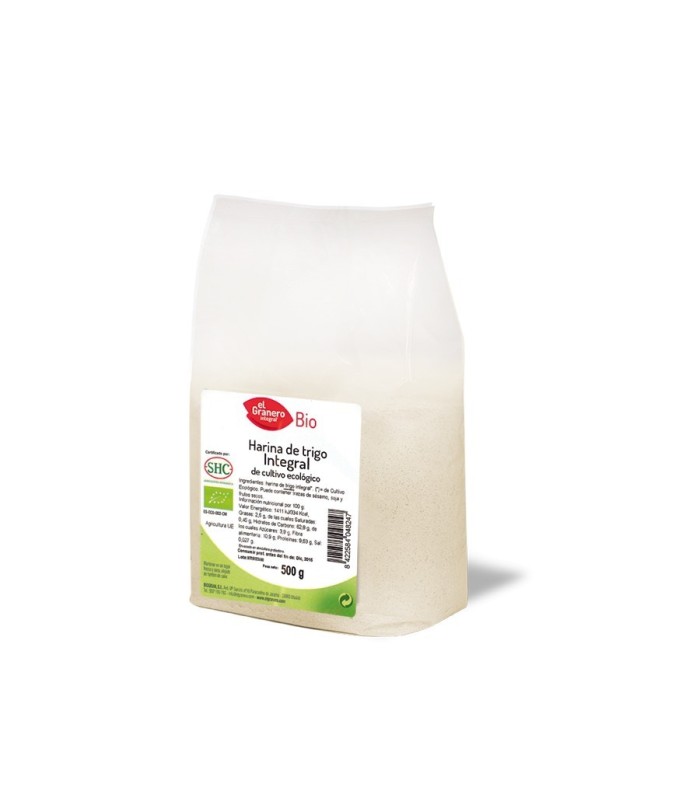 Harina de trigo integral bio 500 gr