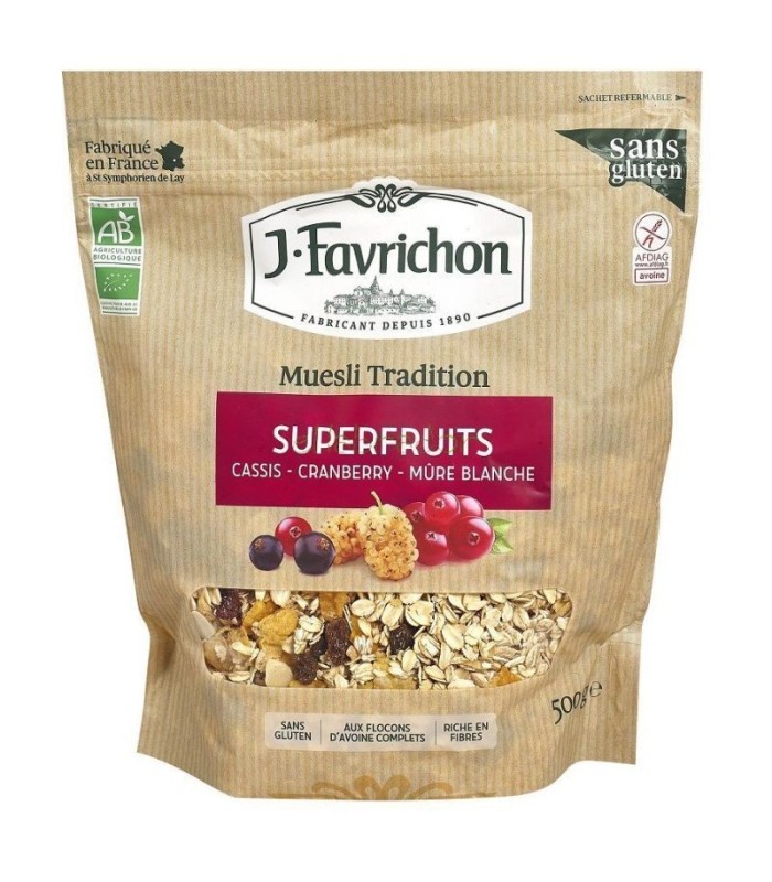 MUESLI TRADICIONAL SUPERFRUIT 500 GR SIN GLUTEN