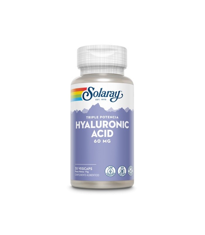 Hyaluronic Acid-30 VegCaps Con Protección Entérica Sin Gluten