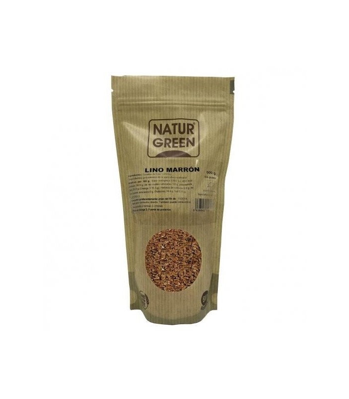 Naturgreen Semillas de lino marron molido