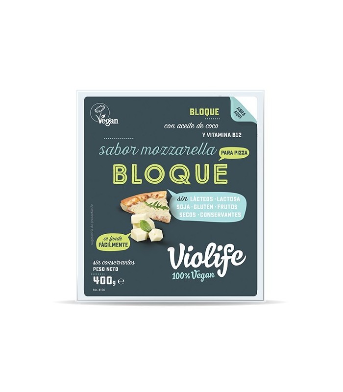 Queso vegano sabor mozarella