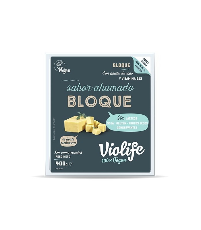 Queso vegano sabor humo