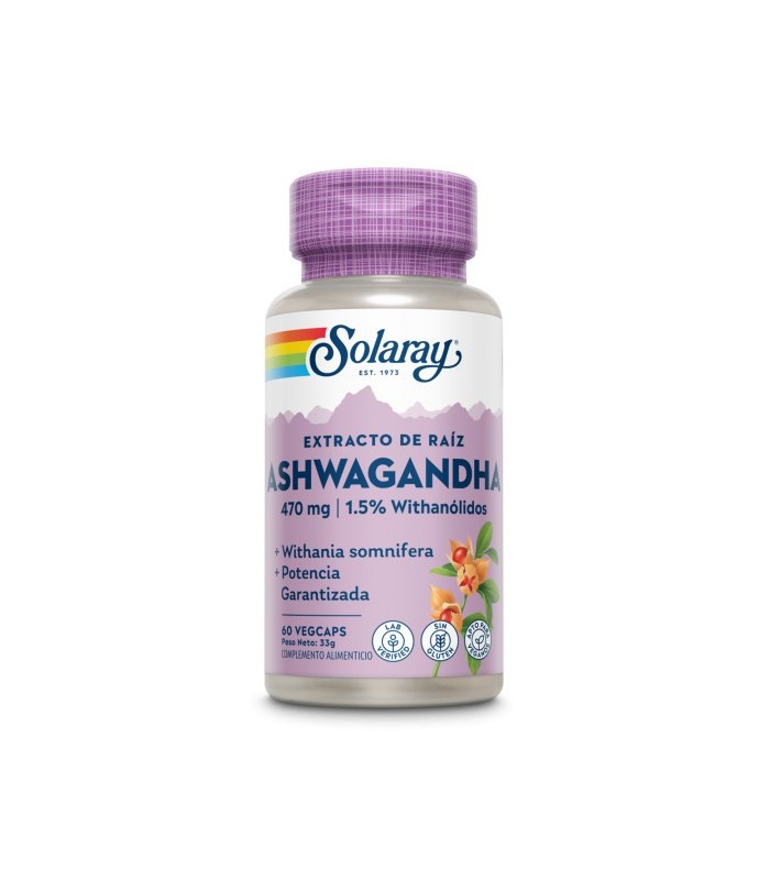 Ashwagandha 470 mg. - 60 cáps. vegetales