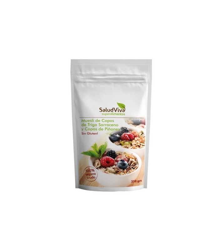 Muesli De Copos De Trigo Sarraceno Y Copos De Piñones 350 g