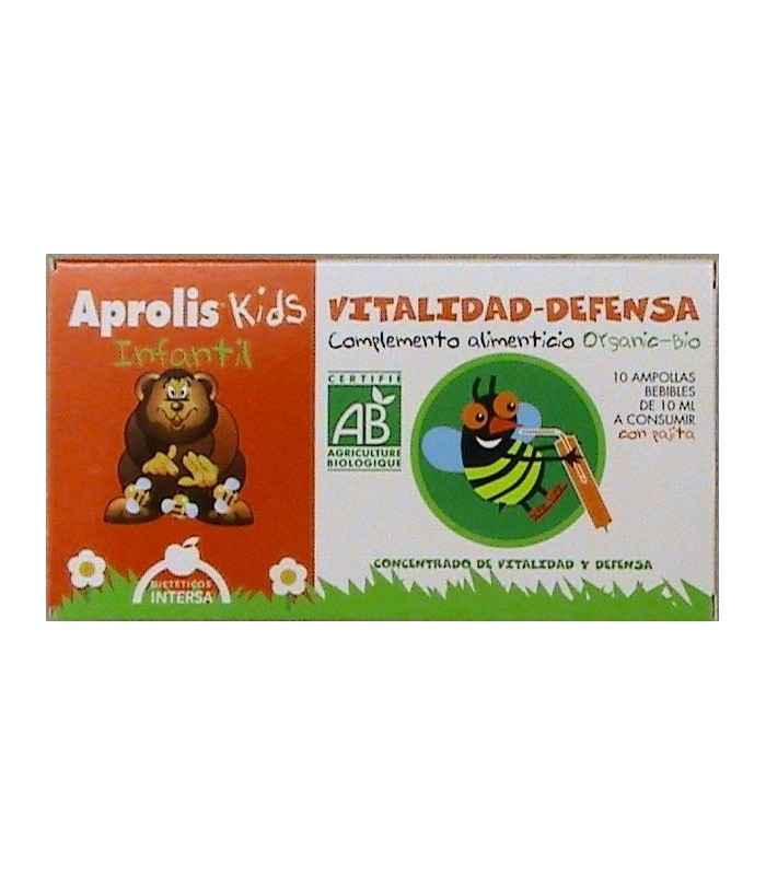 Aprolis Kids infantil. Vitalidad - Defensa. Bio monodosis