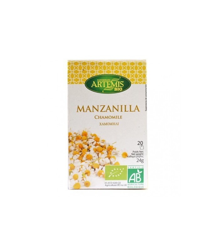 Artemis Manzanilla  infusion 20 Bolsitas