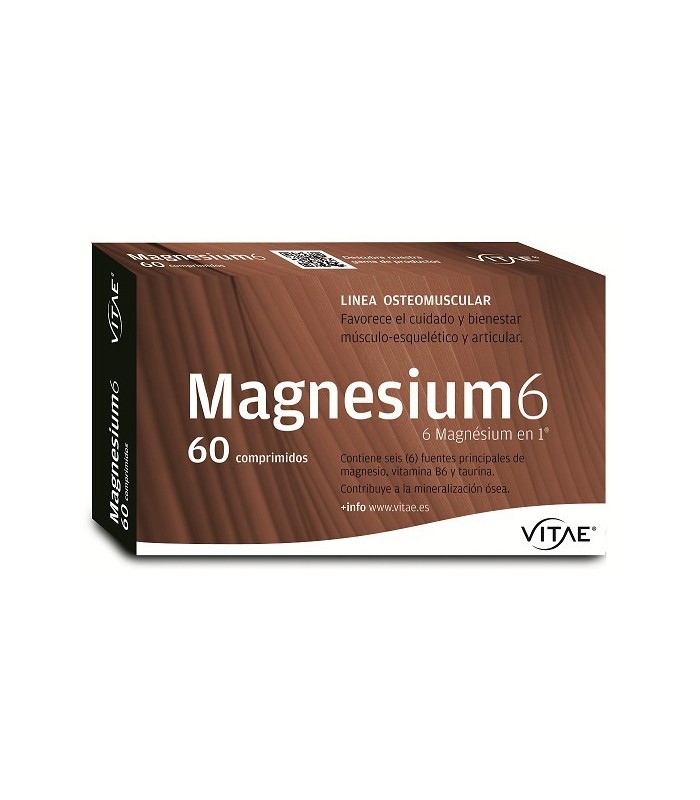 Magnesium6  Línea Osteomuscular  60 compr