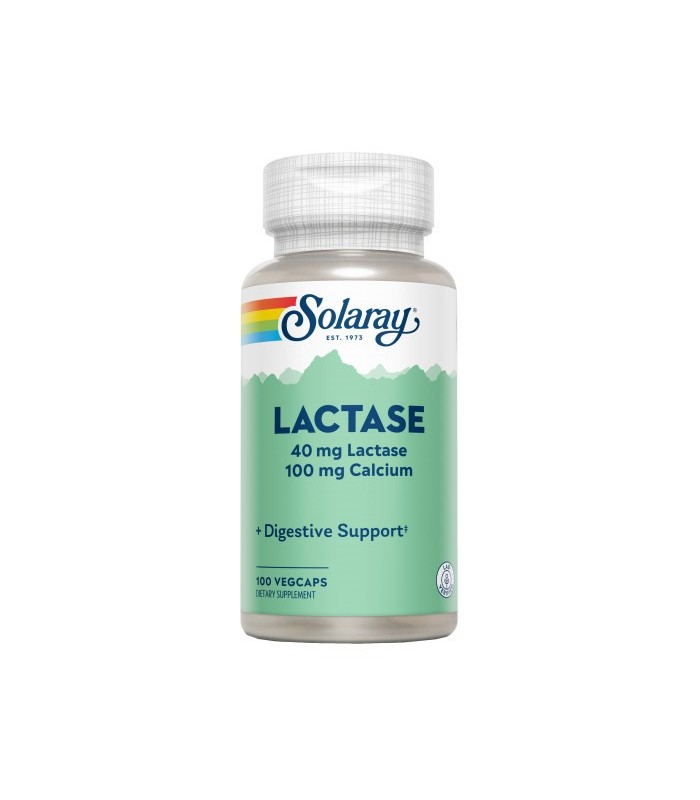 Lactase 40 Mg 4000 FCC- 100 VegCaps  Apto Para Veganos