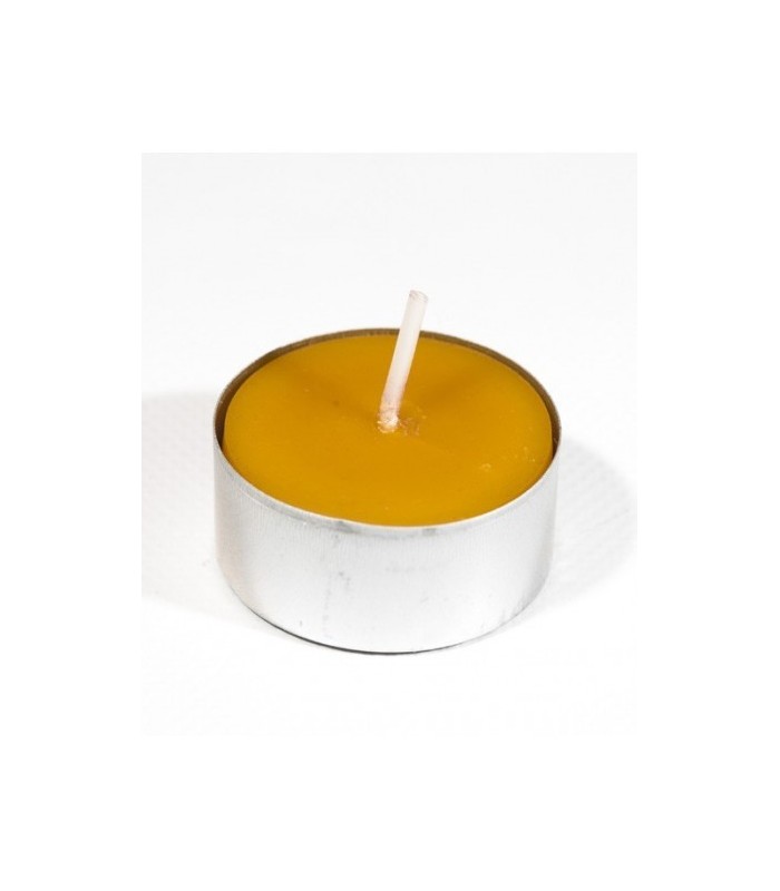 Vela de té original- cera de abeja 100% 6 Unidades