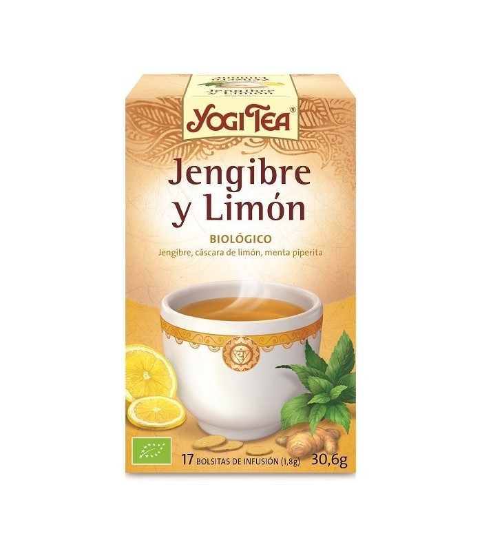 Yogi tea BIO de jengibre y limón - 17 bolsitas