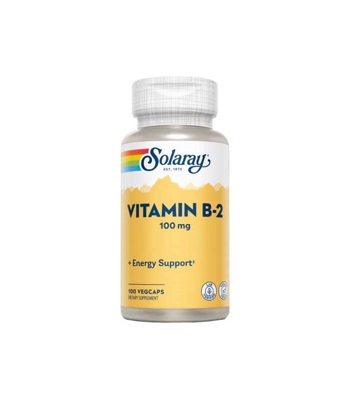 Vitamina B-2 100 mg - 100 capsulas vegetales