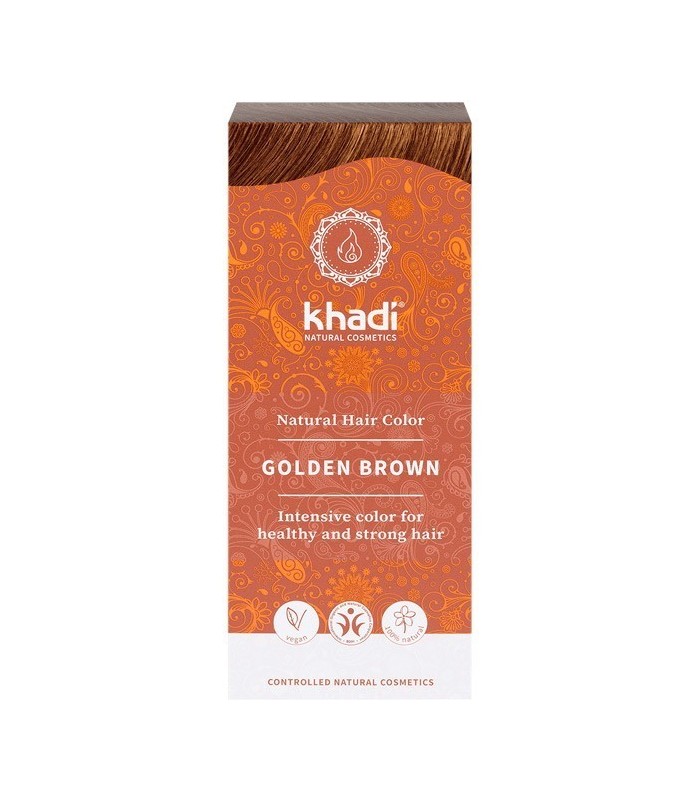 HENNA 100%  BIO KHADI - Castaño dorado 100 g