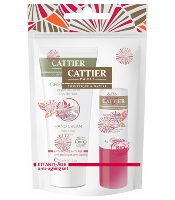 Cattier Kit Antiedad Manos & Labios Bio