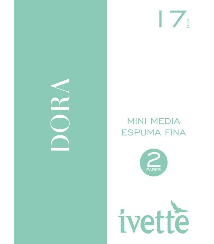 Pack 2 Mini Media Espuma Fina Ivette 5003