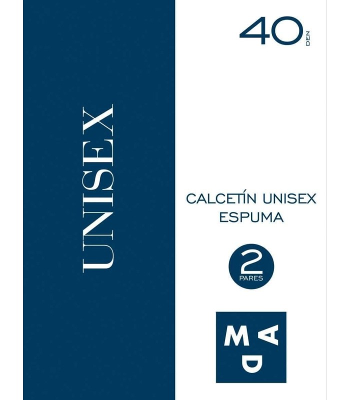 Pack 2 Calcetín Ejecutivo Unisex Espuma 40 DEN 372 Ivette