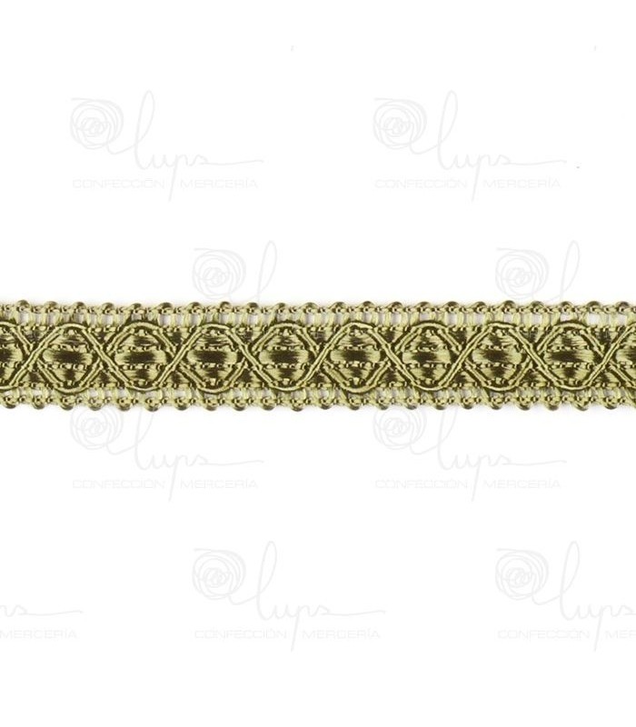 Galón Rombos Rayón 12 mm Múltiples Colores