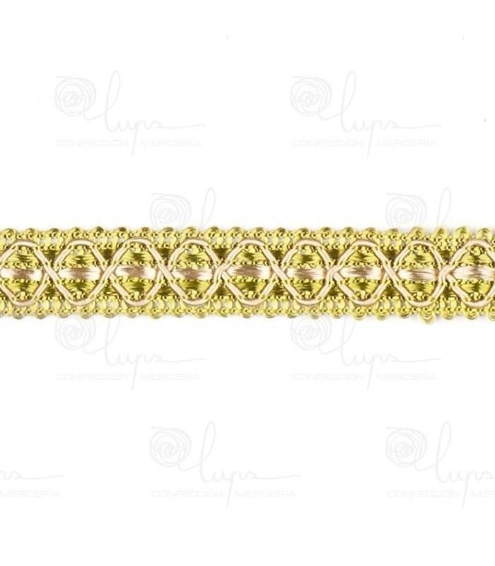 Galón Rombos Rayón 12 mm Múltiples Colores