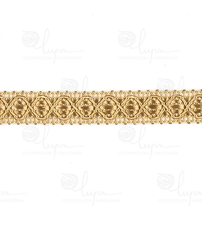 Galón Rombos Rayón 12 mm Múltiples Colores